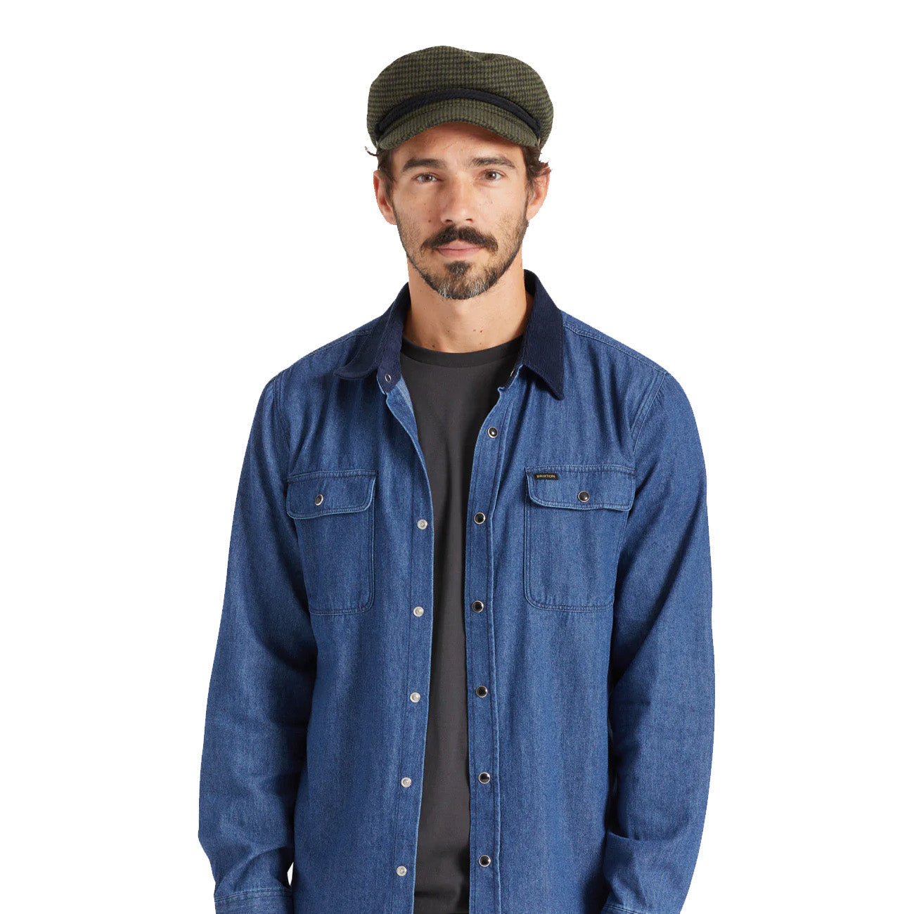 Brixton Fiddler Cap Moss Black