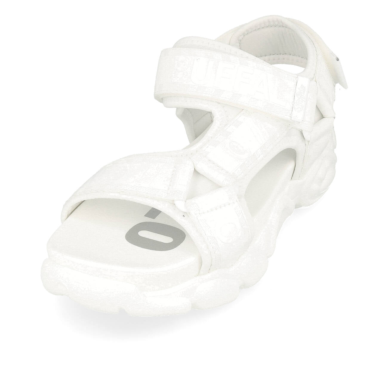 Buffalo CLD Tec Plateau Sandale Damen Vegan Nylon White