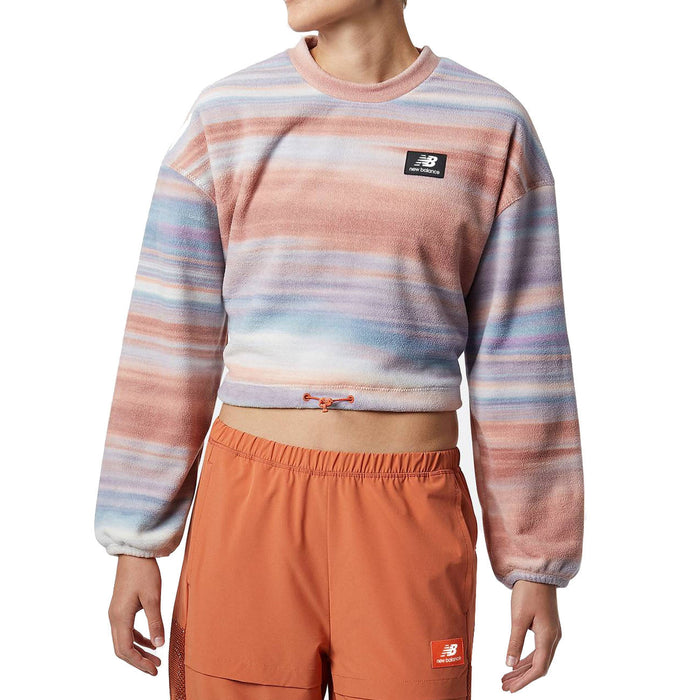 New Balance NB All Terrain Print Crew Damen White Multi