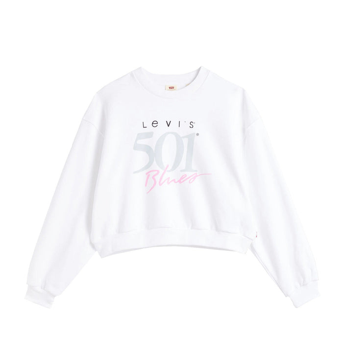 Levi's Graphic Vintage Crew 501 Sweatshirt W Damen Blues Bright White