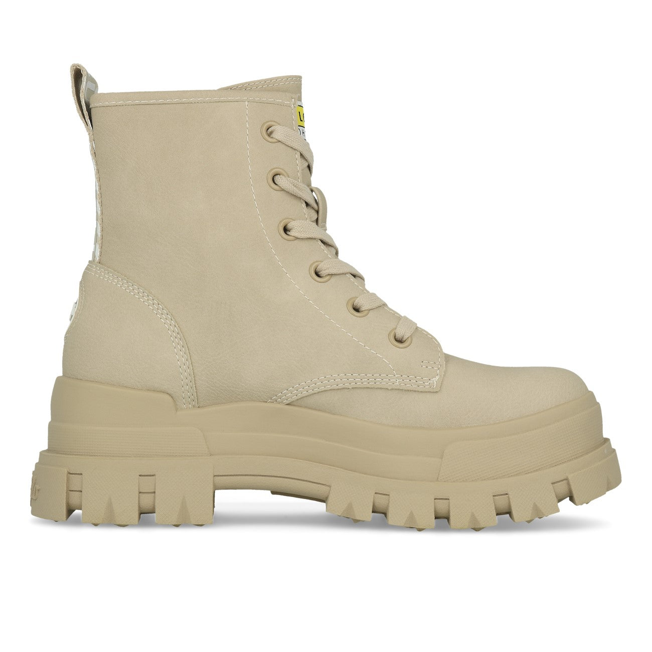 Buffalo Aspha Rld Bootie Flat Damen Imi Nubuck Cream