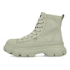Buffalo Cade Lace Up Hi Damen Organic Cotton Sage Green