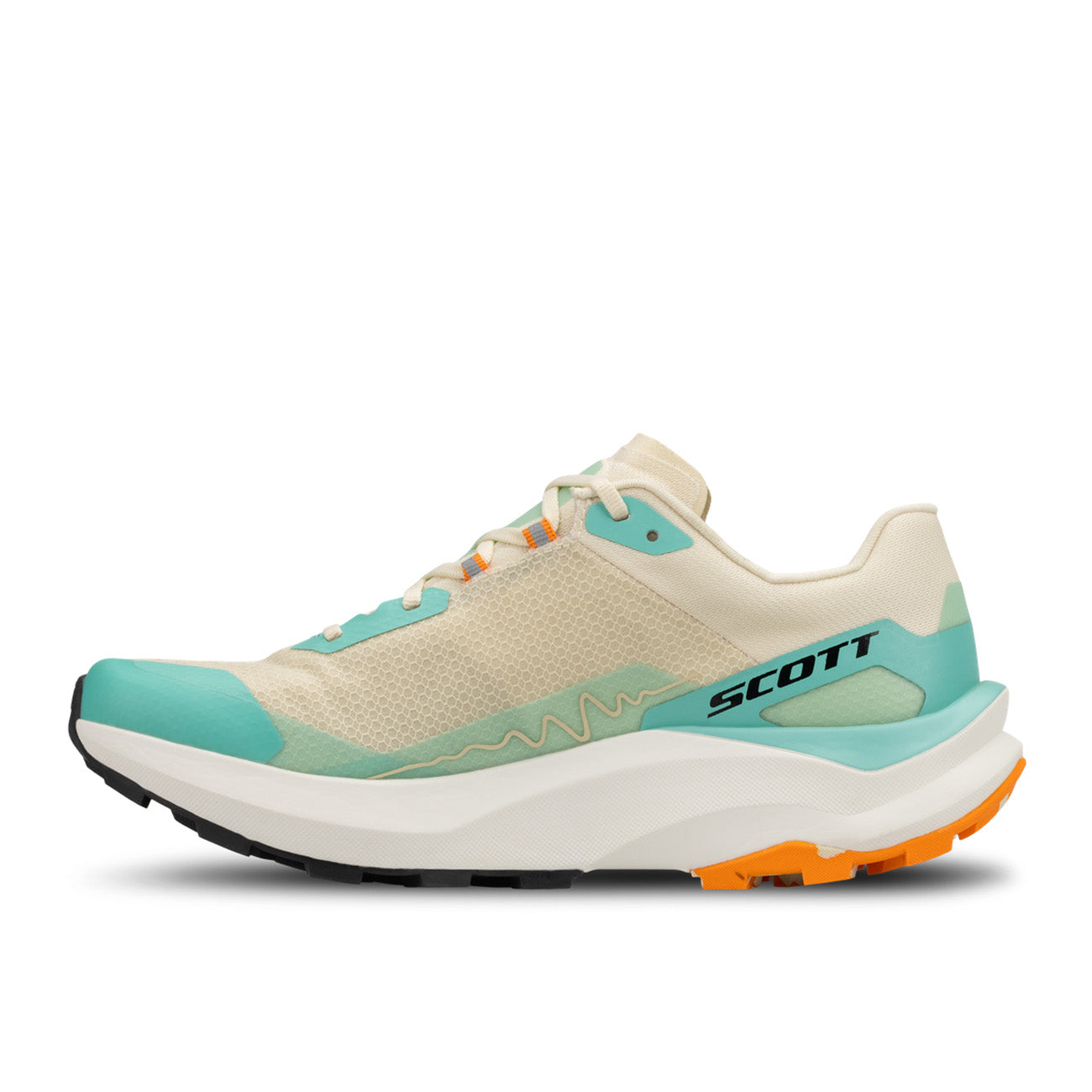 Scott W's Kinabalu Trail Damen Cream Beige Cascade Blue