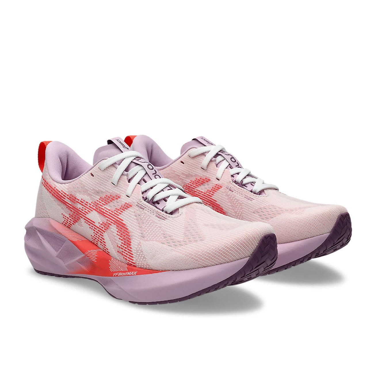 Asics Novablast 5 Damen White Coral Reef