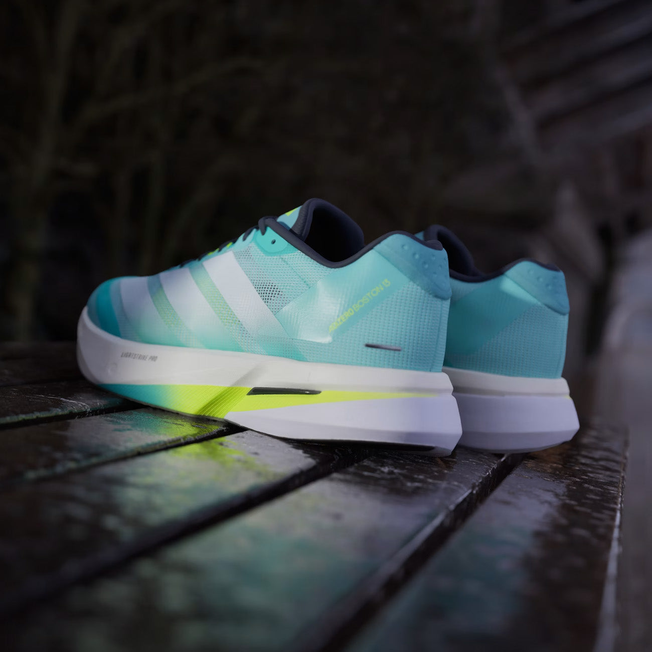 adidas Boston 13 Herren Flash Aqua Cloud White Lucid Lemon